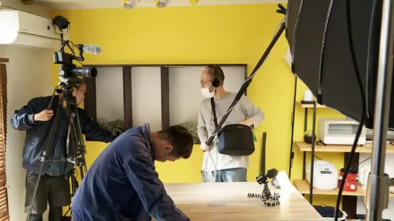 撮影風景の様子|俳優の演技リール・デモリール・パフォーマンスリール・資料映像制作プロダクション|ACTREEL